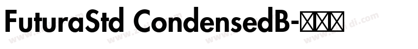 FuturaStd CondensedB字体转换